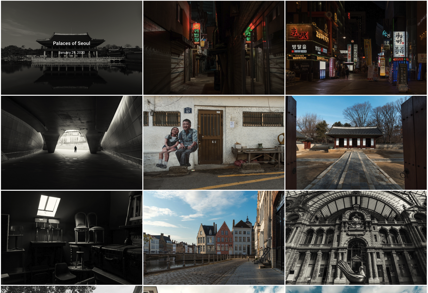 Travel photography demo